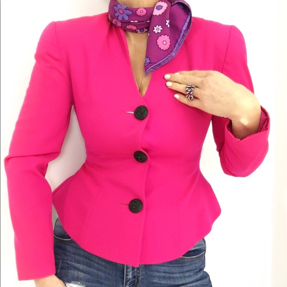 hot pink short jacket